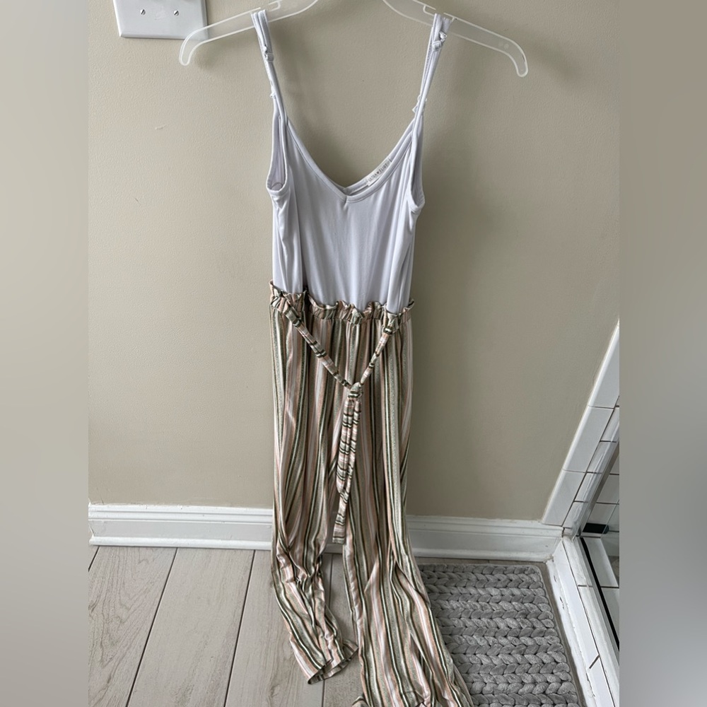 Striped Pants romper